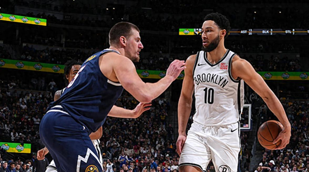 篮网完胜上海队，约基奇刷新纪录